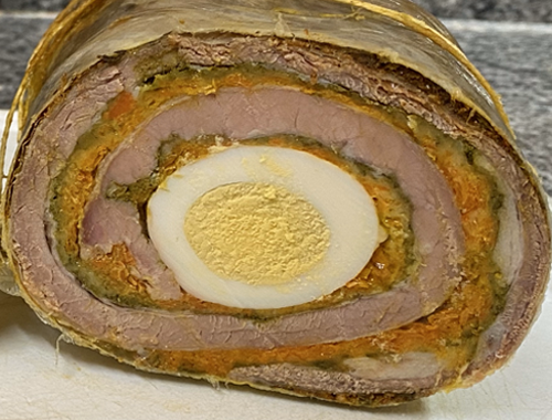 Matambre arrolado